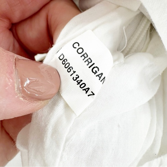 ✅ DVF Embroidered Sleeveless Linen Polka Dot Geometric CREAM/Brown Dress SIZE 6 - Picture 3 of 10